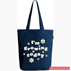 Canvas Tote Bag with Zipper Closure for Women, Durable Cotton, 11x15 Inches